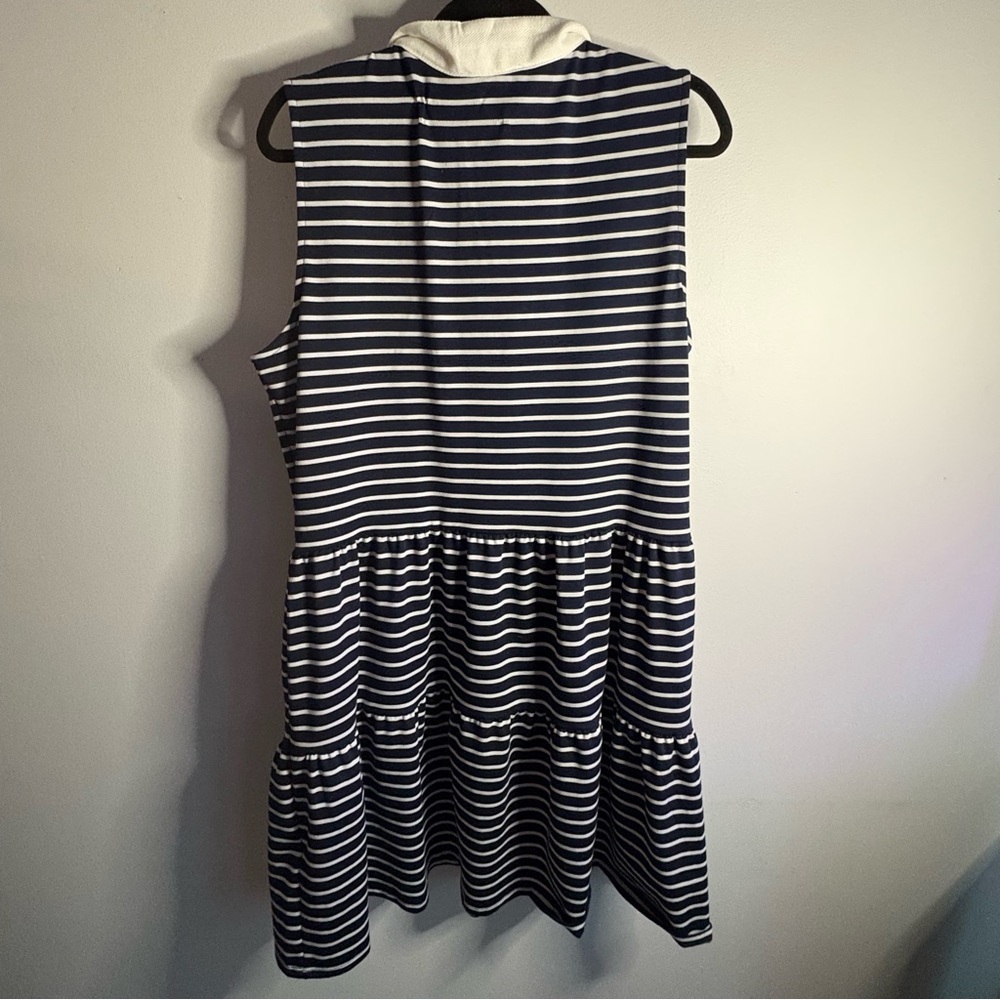 Nautica Jeans Navy and White Striped Dress - Picture 6 of 7